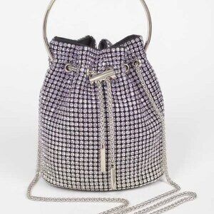 Rhinestone Ombre Bucket Bag